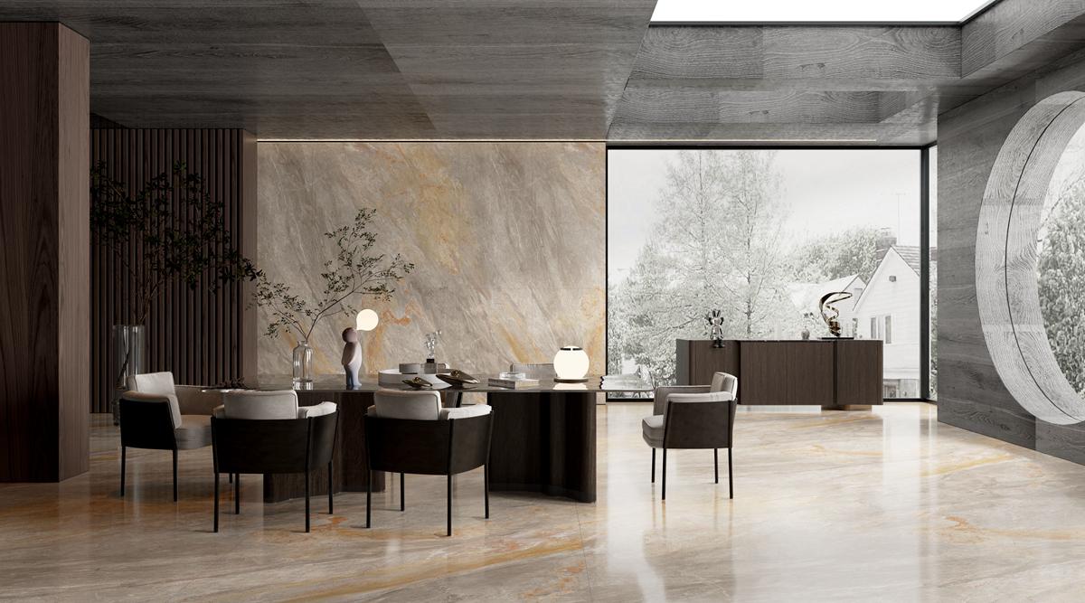 新品推介丨能強(qiáng)900×1800mm現(xiàn)代瓷磚，盡顯空間奢華格調(diào)